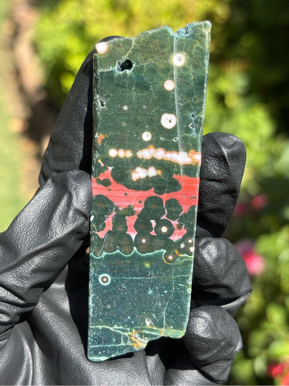 Ocean Jasper Crystal Slab - Polished Sea Jasper